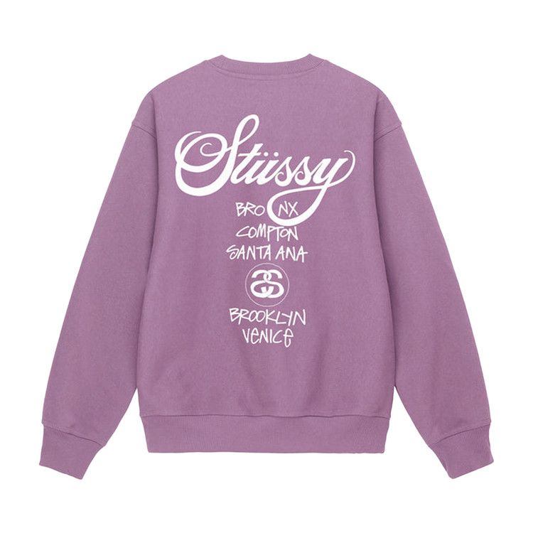 Stussy World Tour Crew Orchid (FW22)