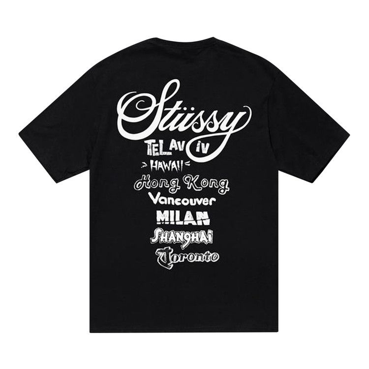 Stussy Tour Tee Black/White