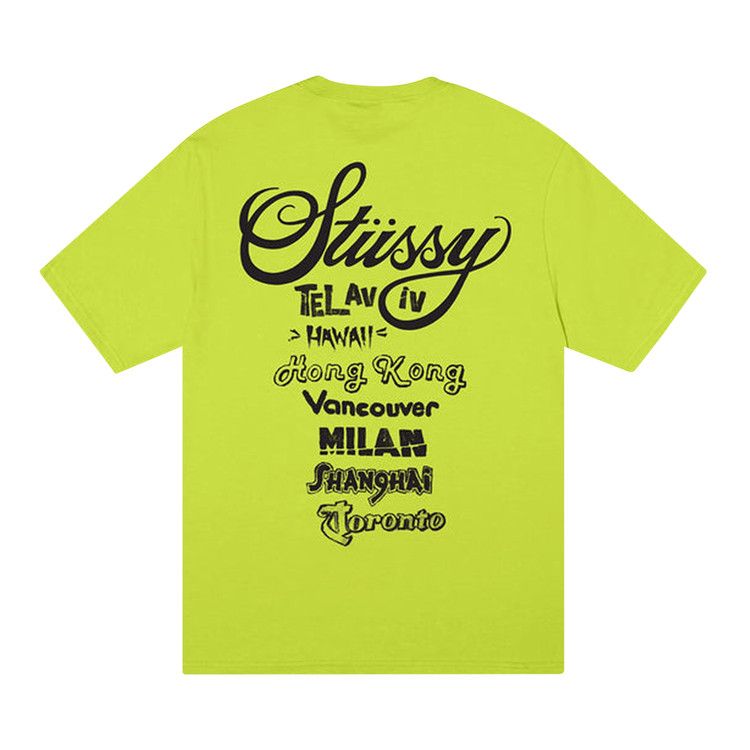 Stussy Tour Tee Keylime