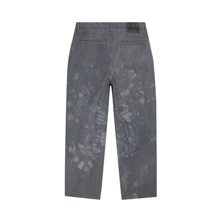 Stussy Wonderland Hand-Dyed Big Ol' Jeans Charcoal