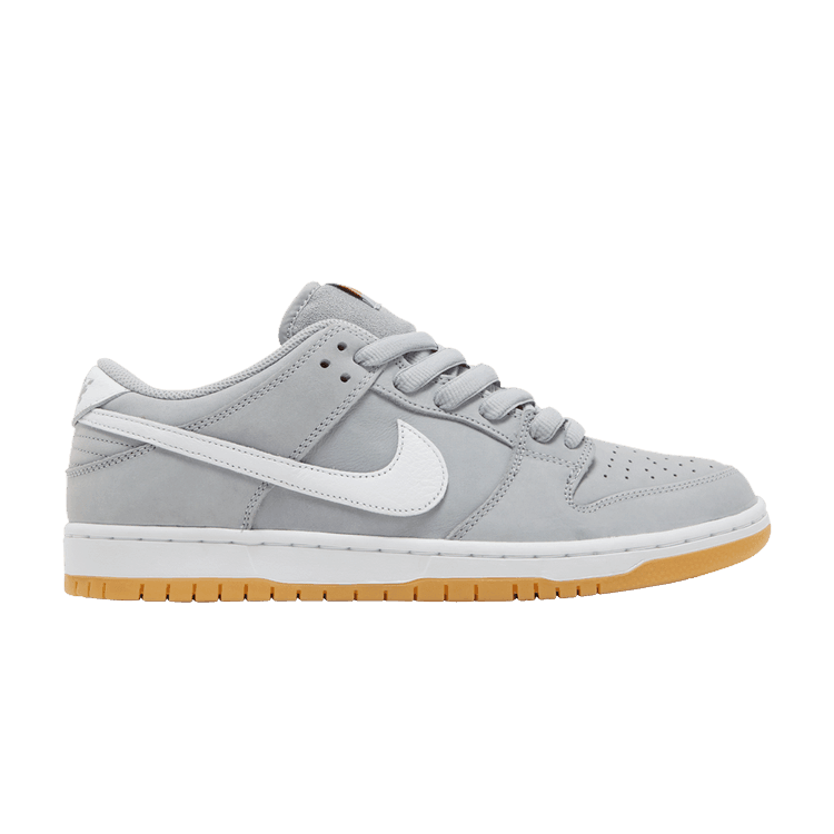 Nike SB Dunk Low Pro ISO Orange Label Wolf Grey Gum - Side Kicks
