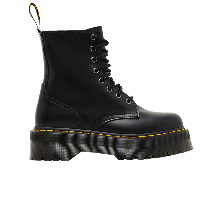 Dr. Martens Jadon Platform Boots Black Smooth Leather