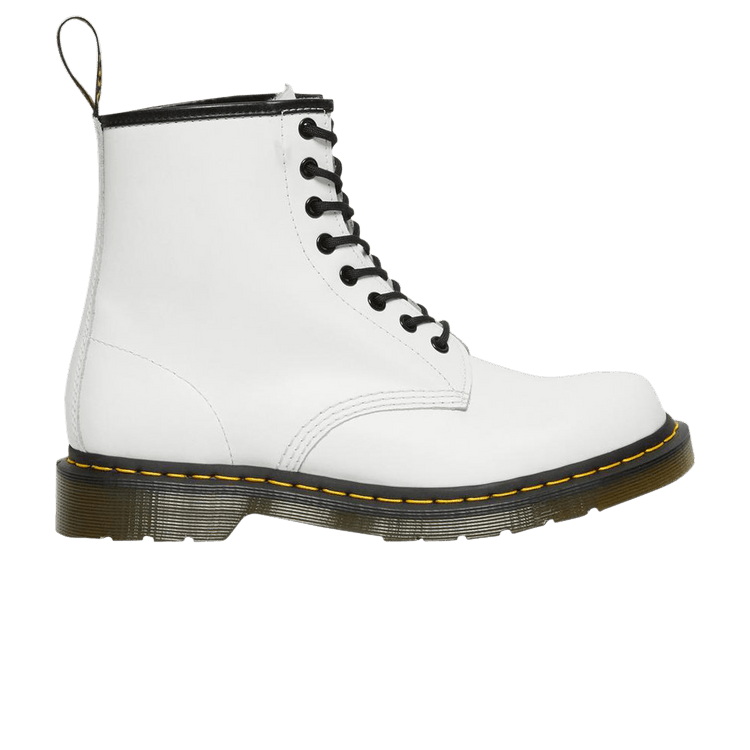 Dr. Martens 1460 Smooth Leather Lace Up Boot White