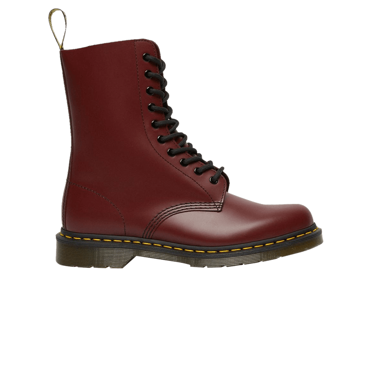 Dr. Martens 1490 Mid Calf Boot Cherry Red