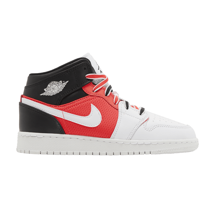 Jordan 1 Mid SE White Black Infrared (GS)