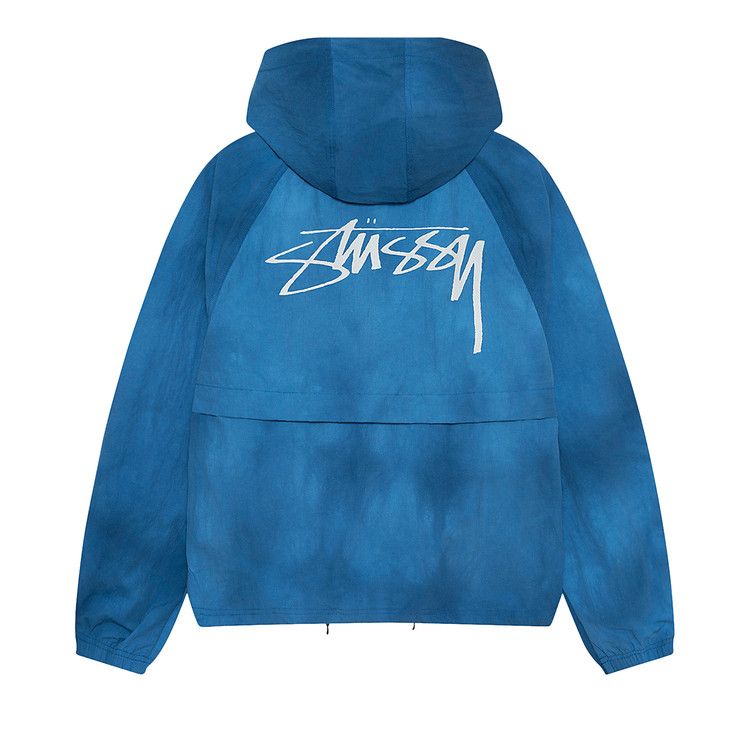 Stussy Wave Dye Beach Shell Jacket Cobalt
