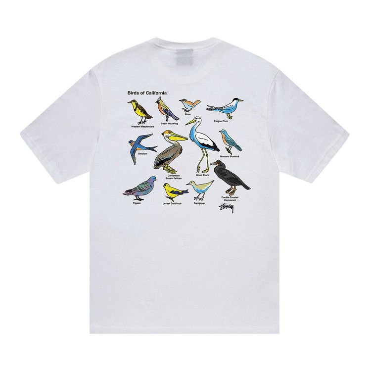 Stussy California Birds Tee White