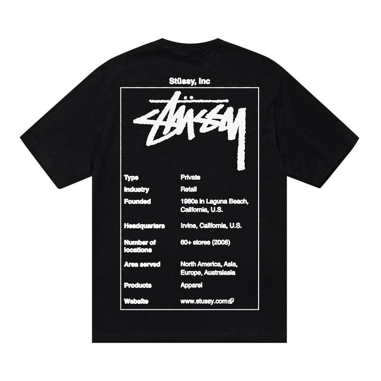 Stussy Wiki Tee Black