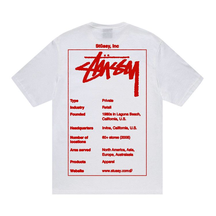 Stussy Wiki Tee White
