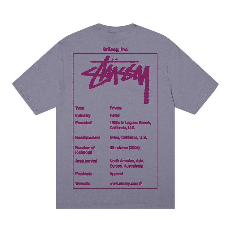 Stussy Wiki Tee Mauve