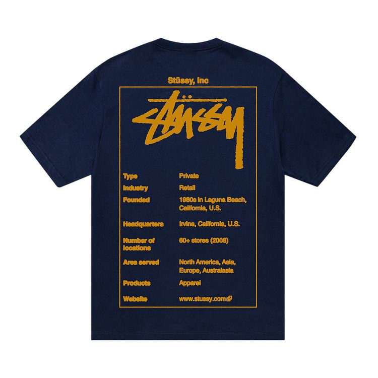 Stussy Wiki Tee Navy