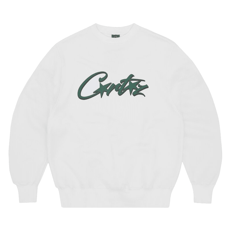 Corteiz Allstarz Sweatshirt 'White/Green' - Side Kicks