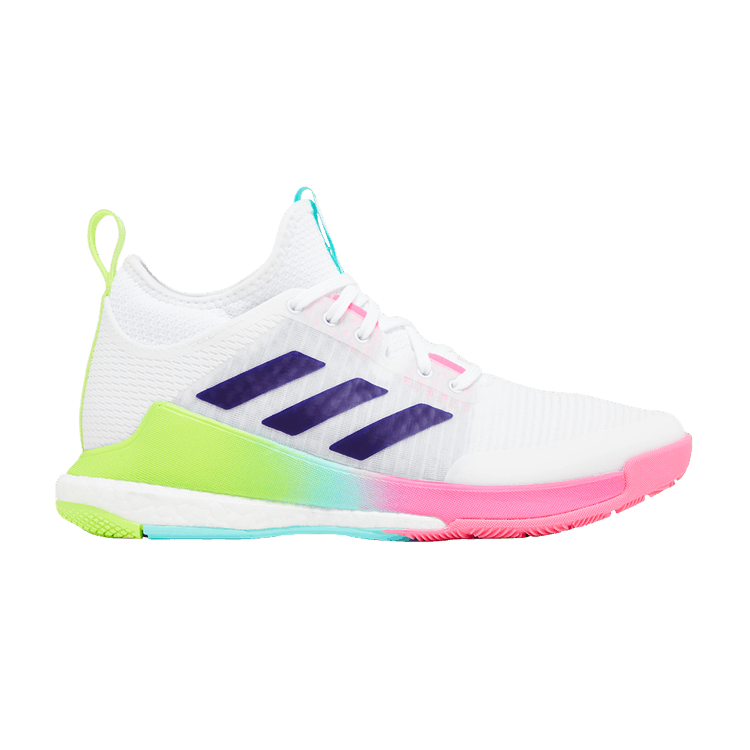 adidas Crazyflight Mid White Purple Aqua (Women's)
