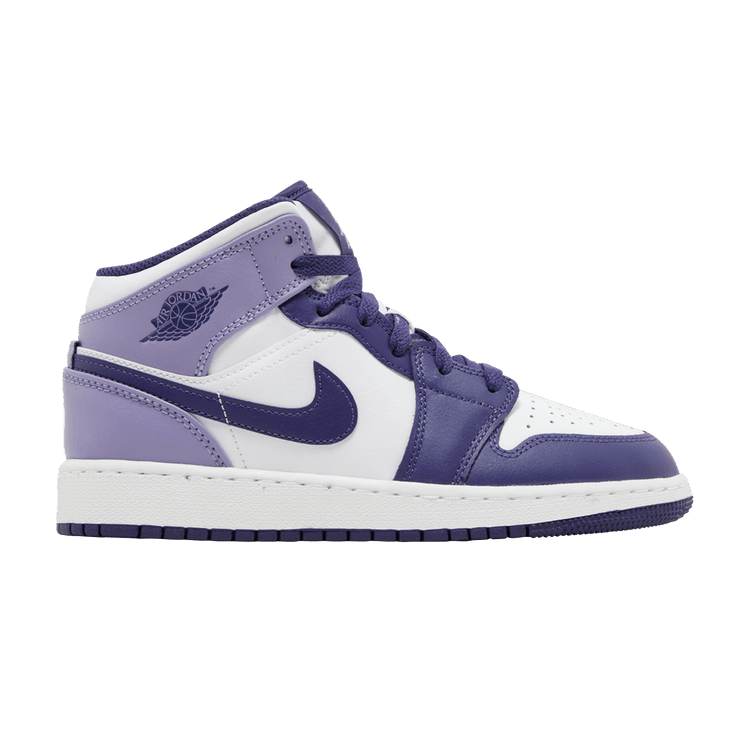 Jordan 1 Mid White Sky J Purple (GS)