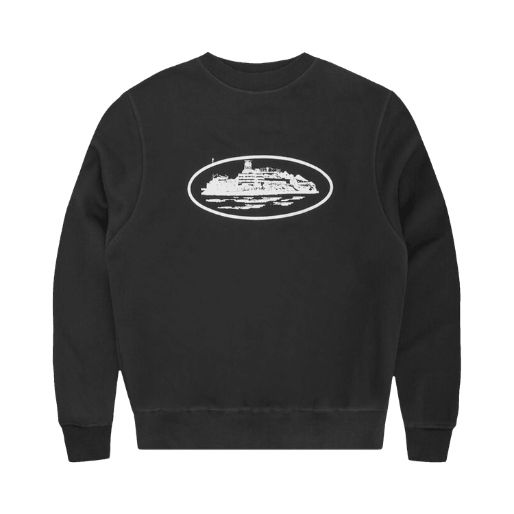 Corteiz OG Alcatraz Sweatshirt 'Black' - Side Kicks