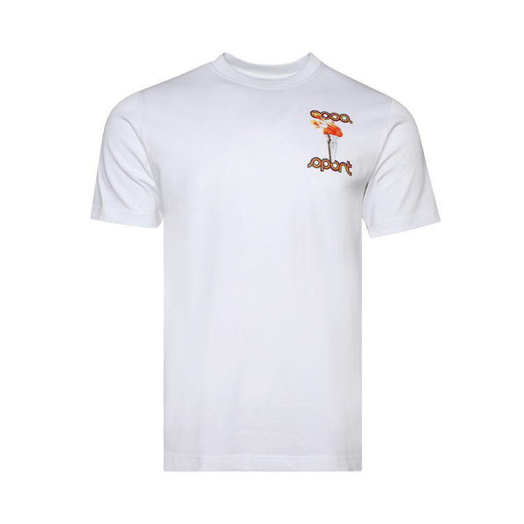 Casablanca La Flamme Du Sport Printed T-Shirt 'White'