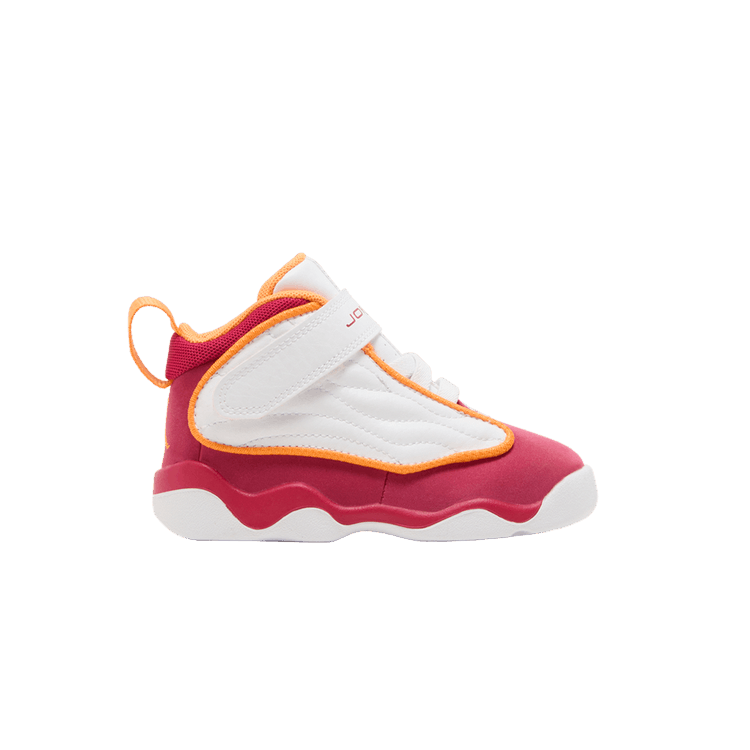 Jordan Pro Strong White Cardinal Red Vivid Orange (TD)