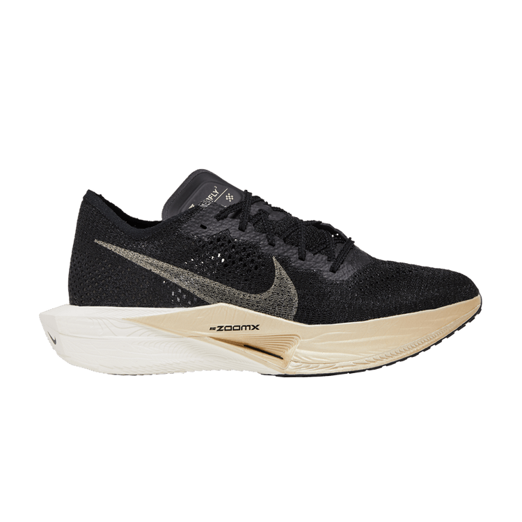Nike ZoomX Vaporfly 3 Black Metallic Gold Grain