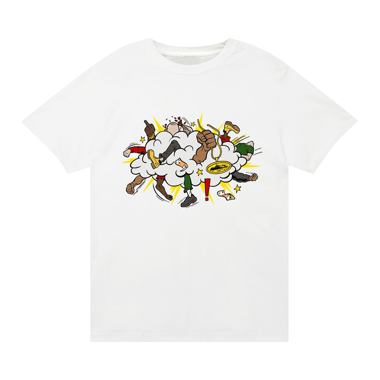 Corteiz Royal Rumble Tee 'White' - Side Kicks