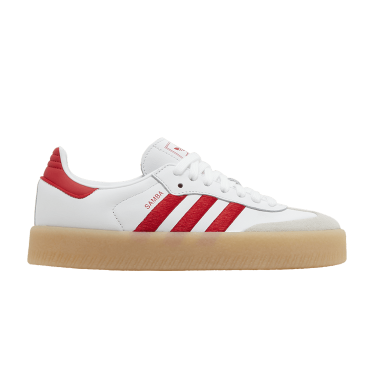 adidas Sambae White Better Scarlet Gum (Women's)