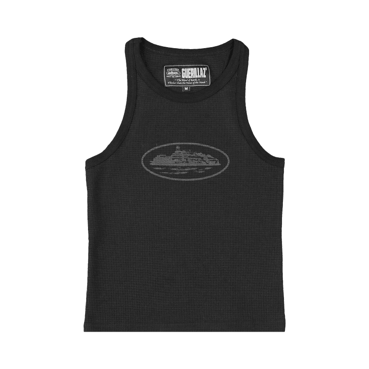 Corteiz Tank Top 'Triple Black' - Side Kicks