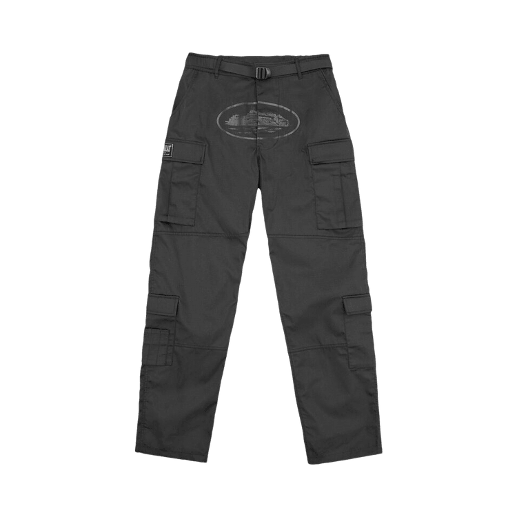 Corteiz Guerillaz* Cargos 'Triple Black' - Side Kicks