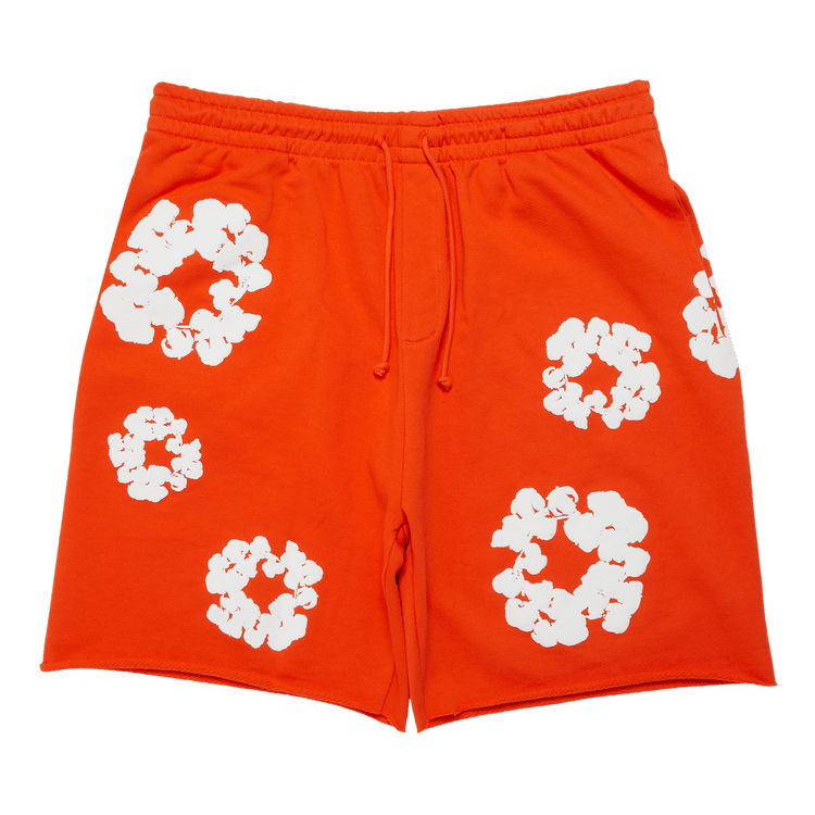 Denim Tears The Cotton Wreath Shorts 'Orange'