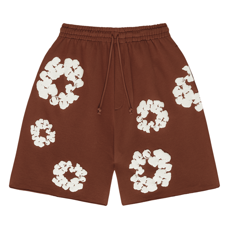 Denim Tears The Cotton Wreath Shorts 'Brown'