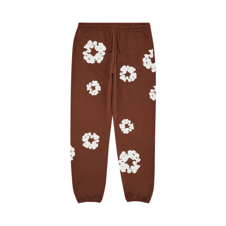 Denim Tears The Cotton Wreath Sweatpants 'Brown'