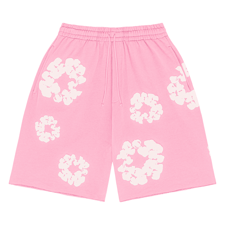 Denim Tears The Cotton Wreath Shorts 'Pink'