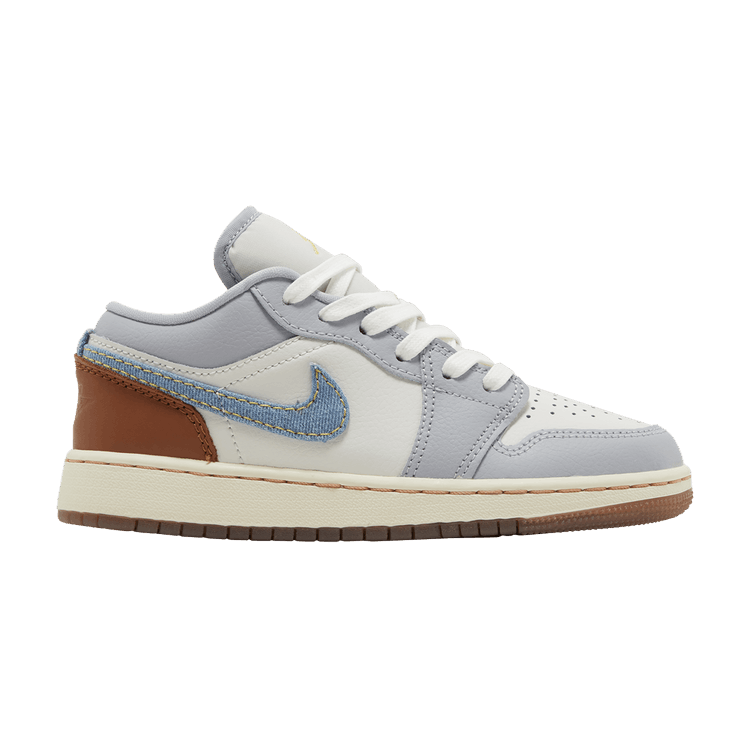 Jordan 1 Low SE Phantom Coconut Milk Amber Brown Light Armory Blue (GS)