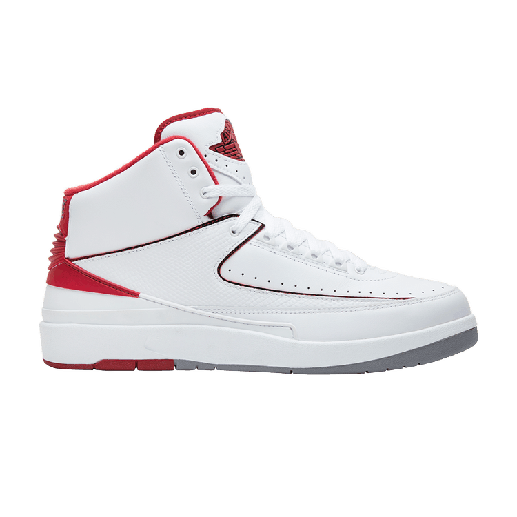 Jordan 2 Retro White Red (2014) - Side Kicks