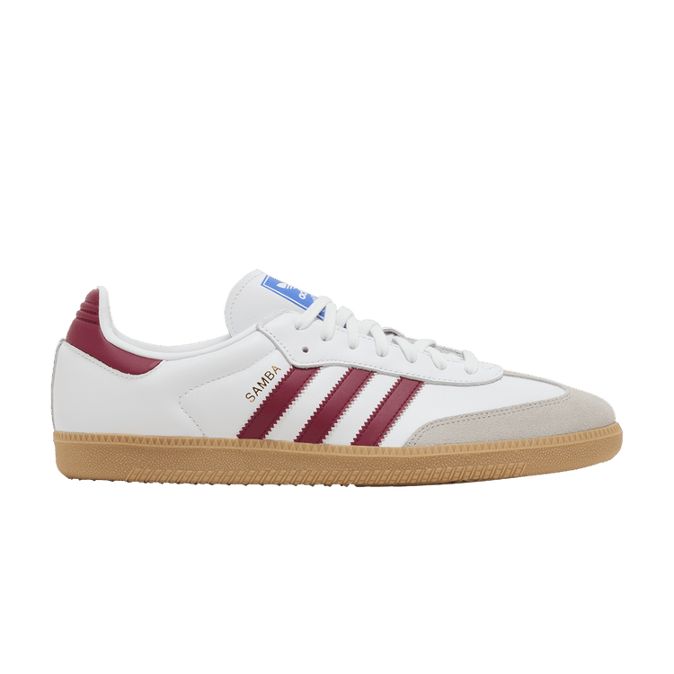 adidas Samba OG White Burgundy Gum