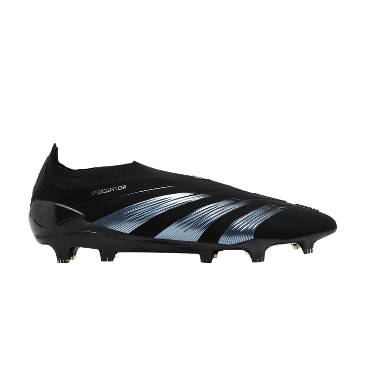 adidas Predator 24 Elite Laceless FG Core Black Carbon