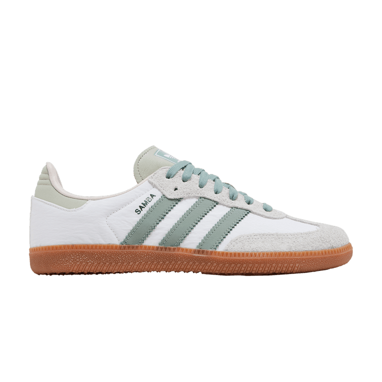 adidas Samba OG Silver Green Putty Mauve (Women's) - Side Kicks