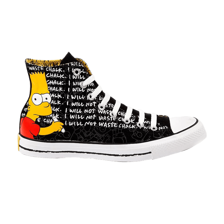 Converse Chuck Taylor All Star 70 Hi The Simpsons Bart I Will Not Waste Chalk