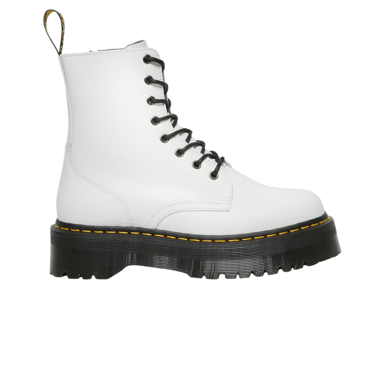 Dr. Martens Jadon Smooth Leather Platform Boot White