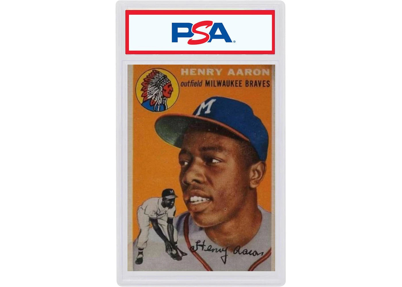 1954 Topps 128 Henry Aaron (PSA or BGS Graded)