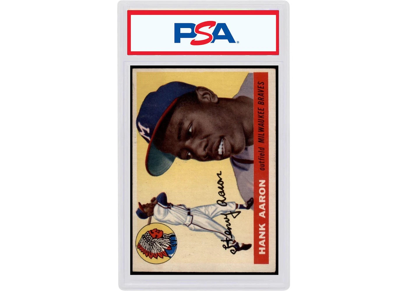1955 Topps 47 Hank Aaron (PSA or BGS Graded)