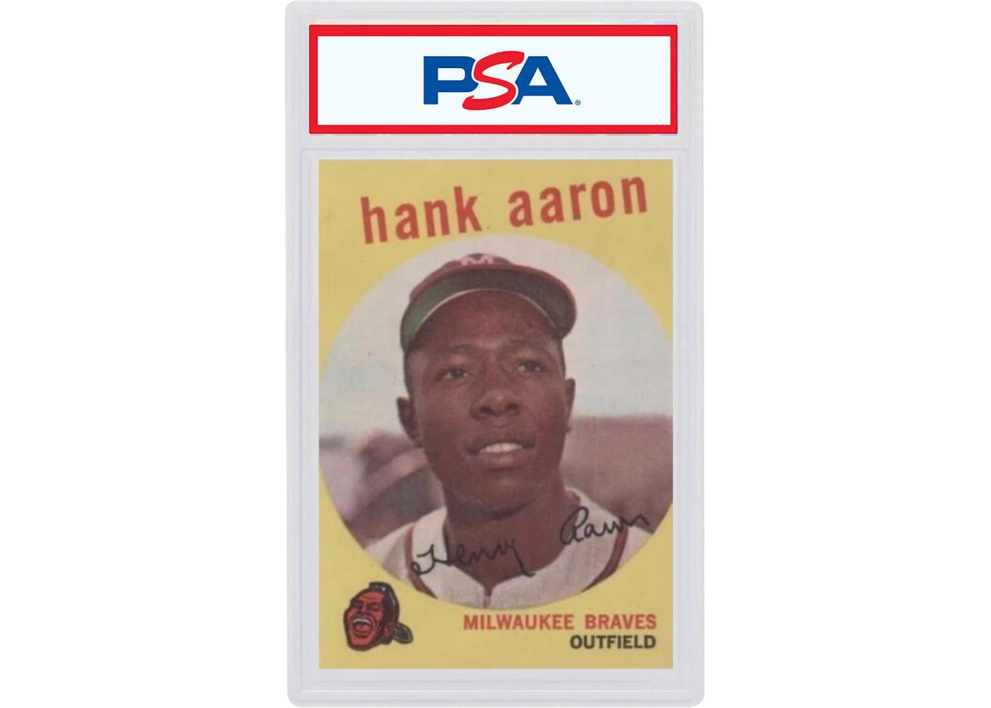 1959 Topps 380 Hank Aaron (PSA or BGS Graded)