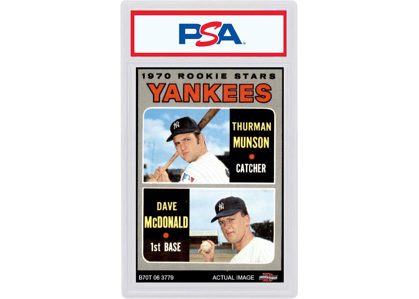 1970 Topps 189 Yankees Rookies T.Munson/D.Mcdonald (PSA or BGS Graded)