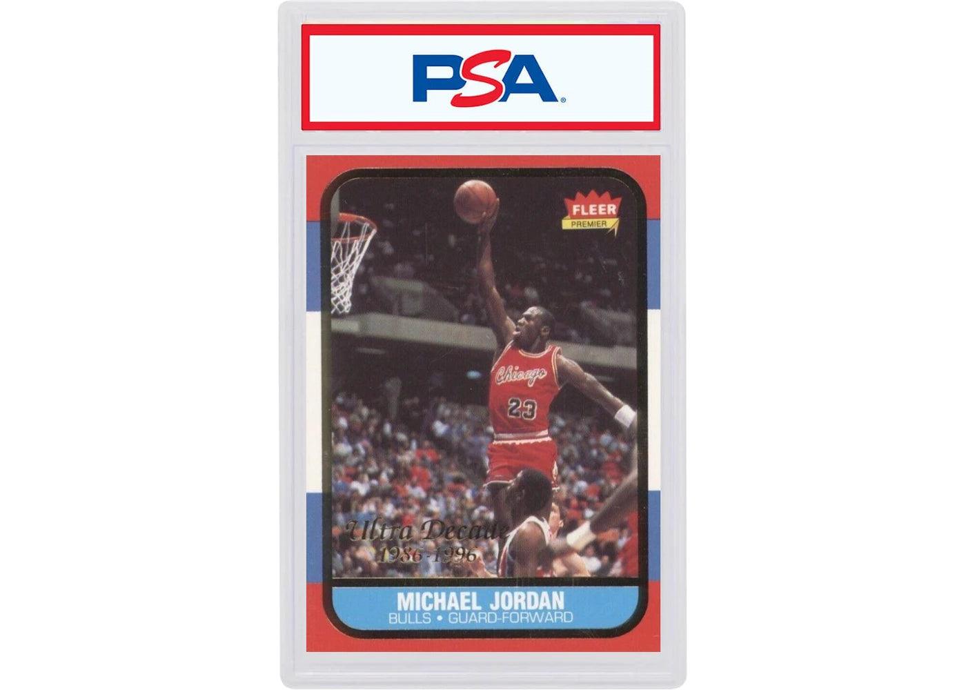 1996 Fleer Decade of Excellence 4 Michael Jordan (PSA or BGS Graded)