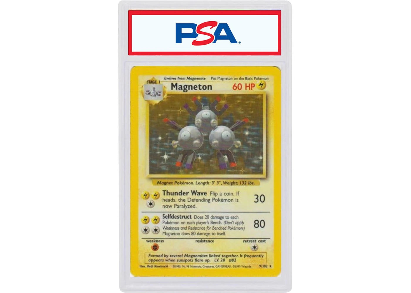 1999 Pokémon Game 9 Magneton-Holo (PSA or BGS Graded)