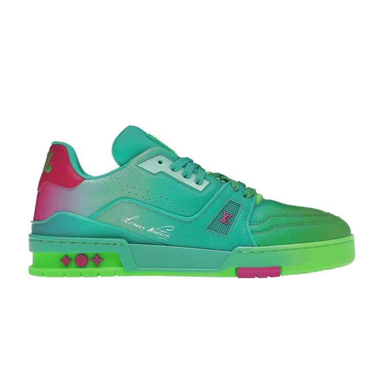 Louis Vuitton Trainer Green Ombre - Side Kicks