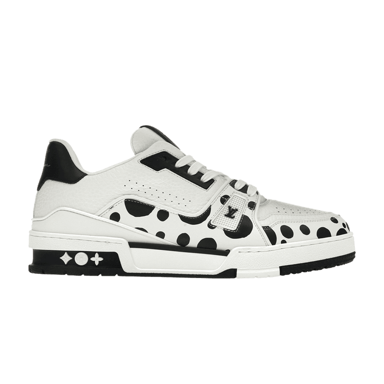 Louis Vuitton LV Trainer Yayoi Kusama Black White - Side Kicks