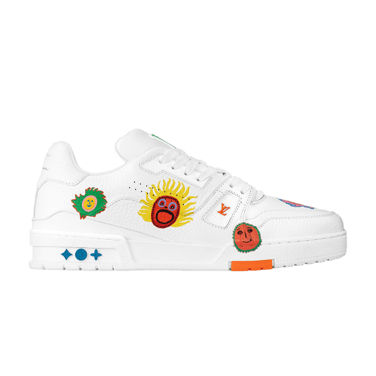 Louis Vuitton x Yayoi Kusama Trainer White Print - Side Kicks
