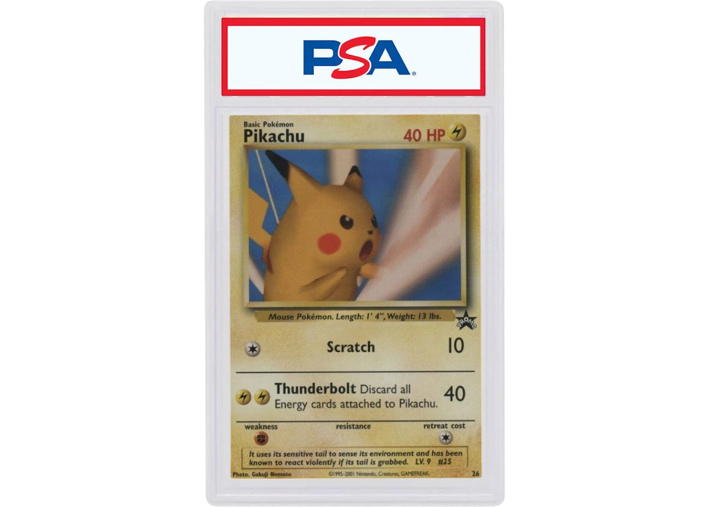 2001 Pokemon Promo Black Star 26 Pikachu Pokemon League (PSA or BGS Graded)