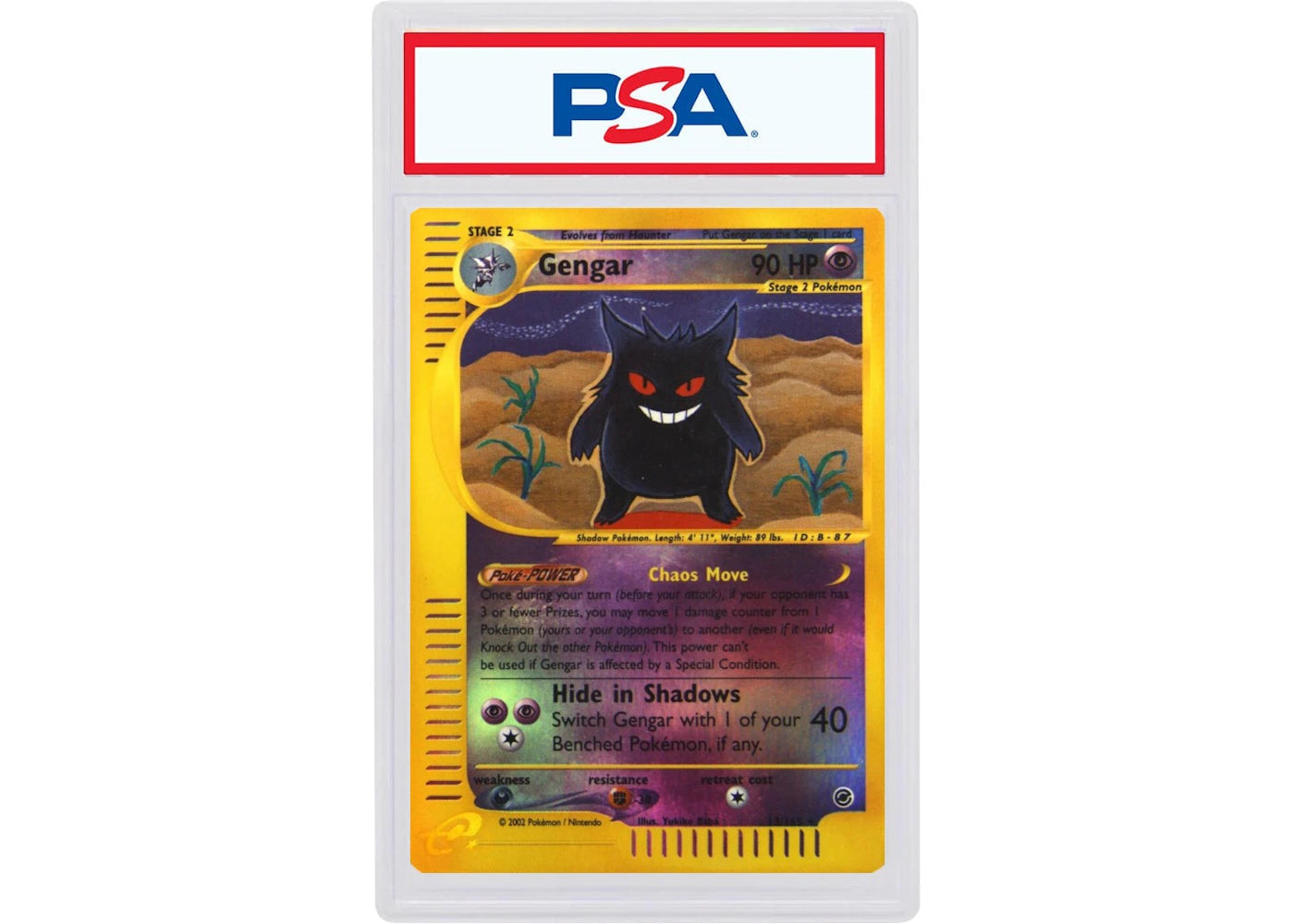 2002 Pokemon Expedition 13 Gengar-Holo (PSA or BGS Graded)