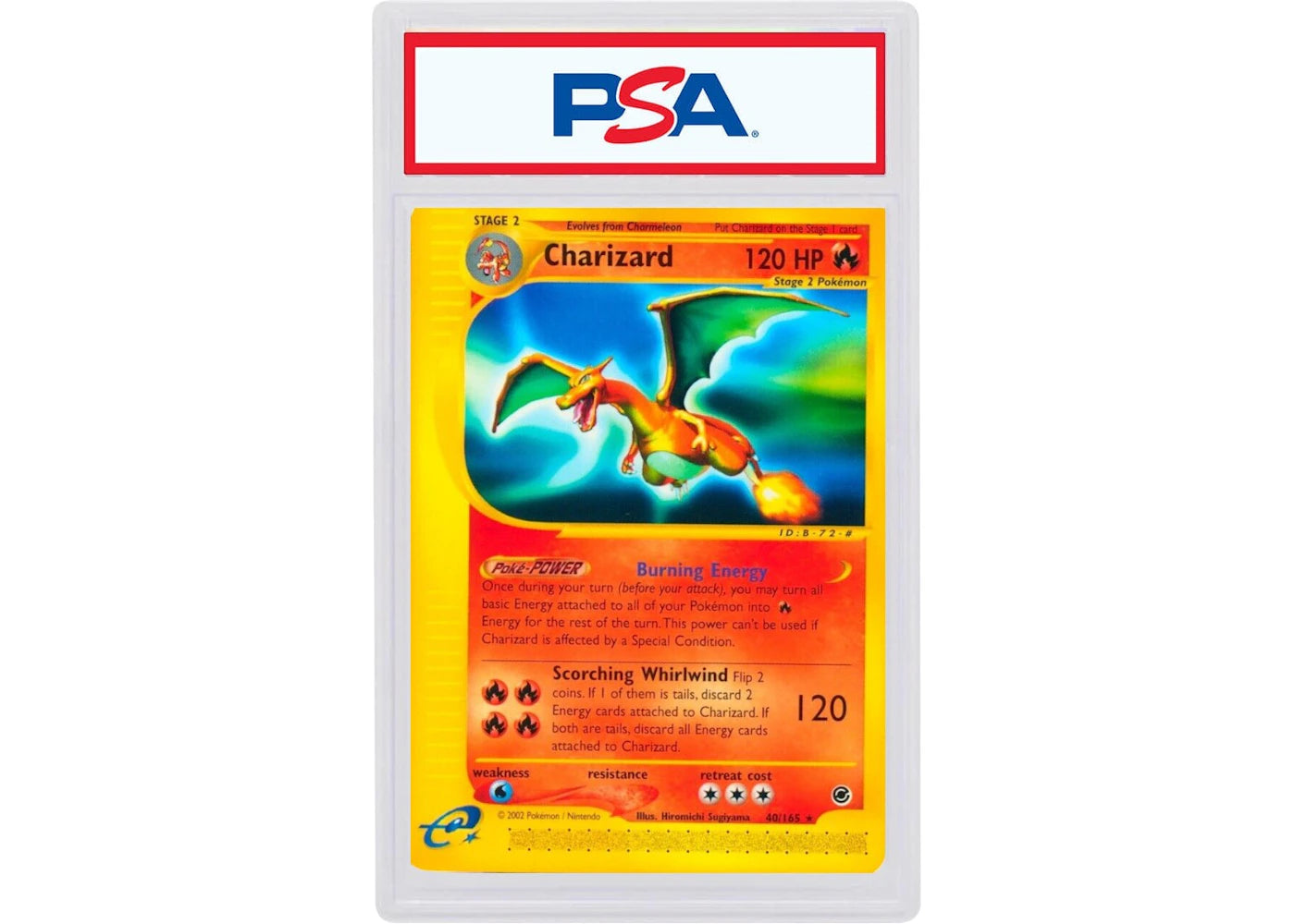 2002 Pokemon Expedition 40 Charizard (PSA or BGS Graded)