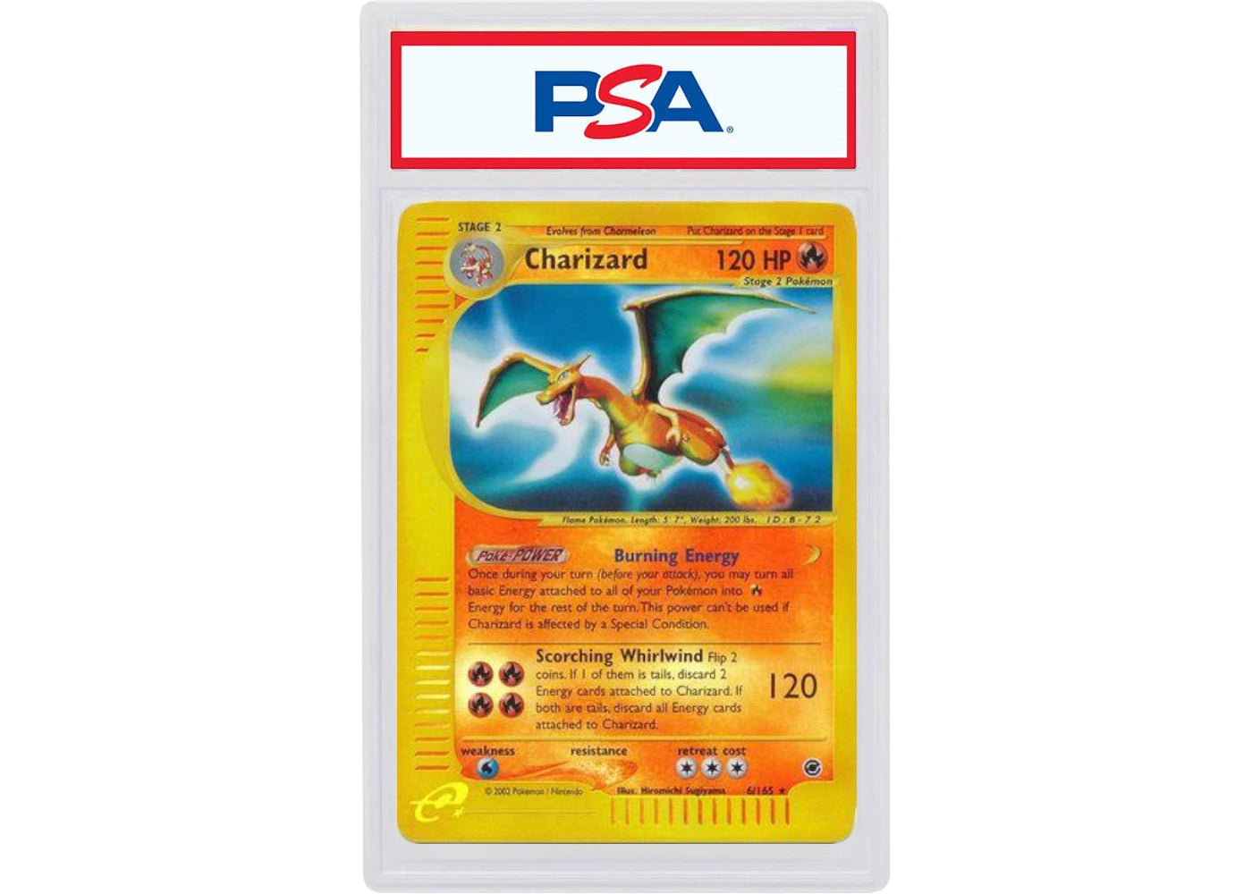 2002 Pokemon Expedition 6 Charizard-Holo (PSA or BGS Graded)